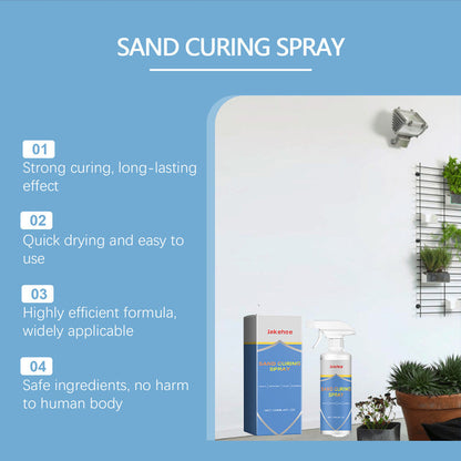 Spray de curado de arena de secado rápido, eficaz y multifuncional