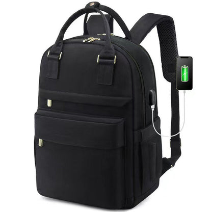 Mochila para portátil de mujer con puerto USB