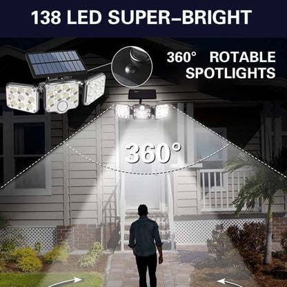 🔥Aplique solar triple LED