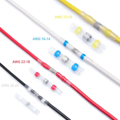 Kit de conectores de alambre para soldar impermeables Solderstick