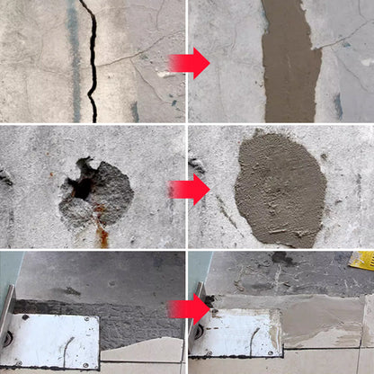 Cemento de Reparación Rápida Impermeable para Pisos