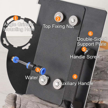 Soporte de amoladora angular para cortar azulejos y baldosas a 45°C
