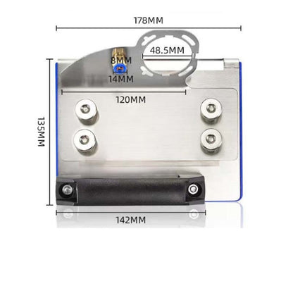 Soporte de amoladora angular para cortar azulejos y baldosas a 45°C