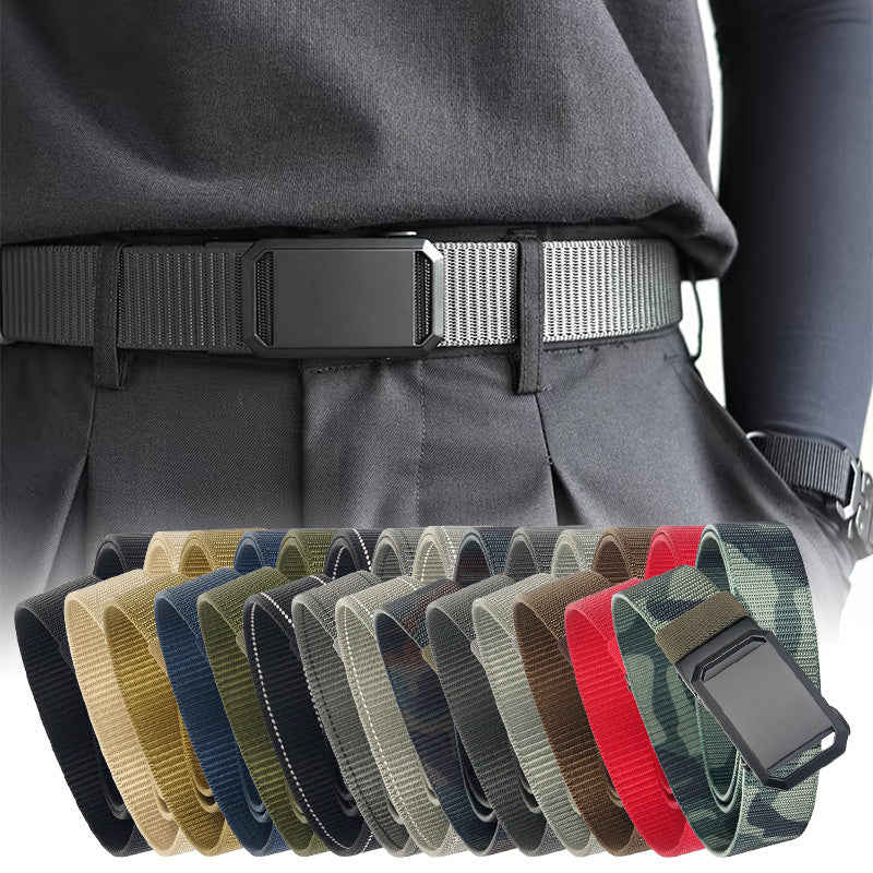 Cinturón ajustable de nailon para hombre
