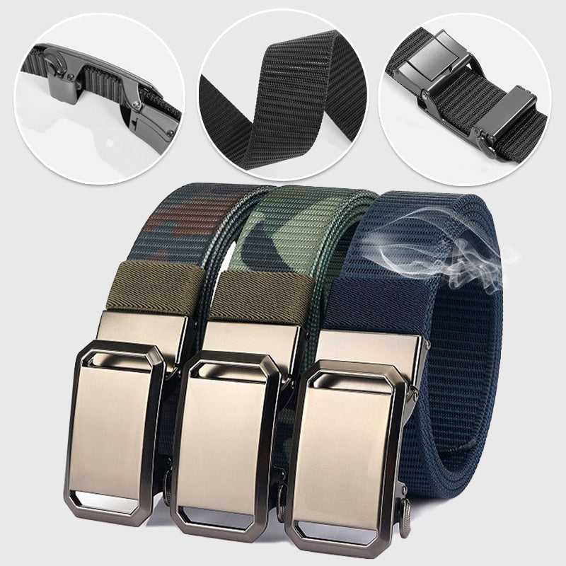 Cinturón ajustable de nailon para hombre