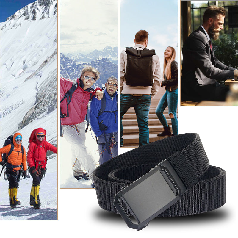 Cinturón ajustable de nailon para hombre