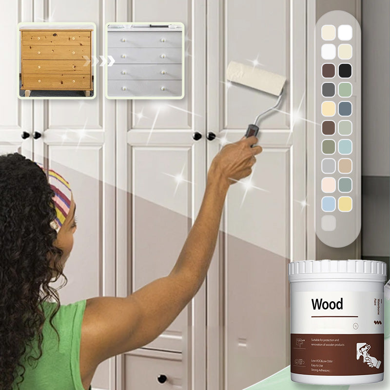 Pintura para Reparación y Renovación de Muebles de Madera Ecológica y Sin Olor a Base de Agua