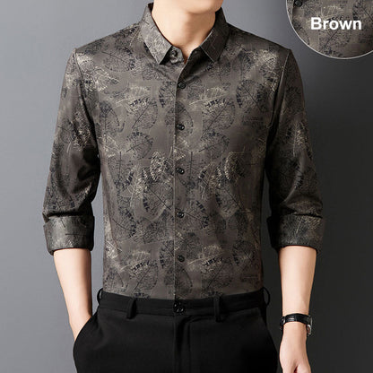 Men’s Vintage Soft Breathable Printed Shirt