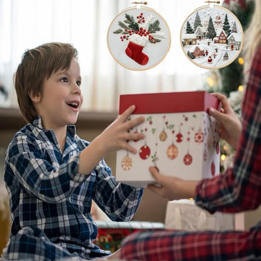 Conjunto de Bordado Navideño