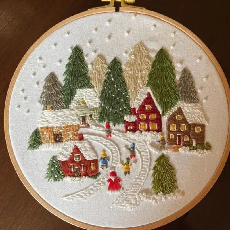 Conjunto de Bordado Navideño