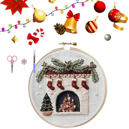 Conjunto de Bordado Navideño