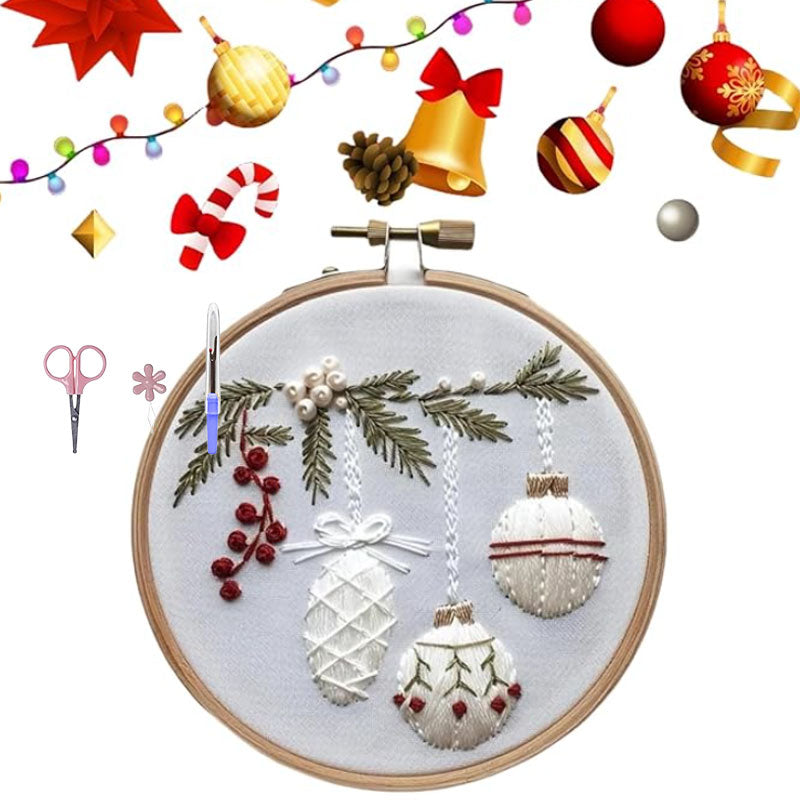 Conjunto de Bordado Navideño