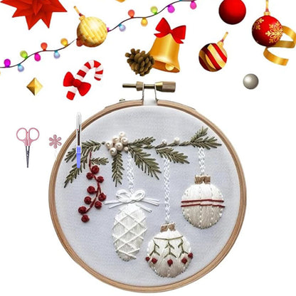 Conjunto de Bordado Navideño