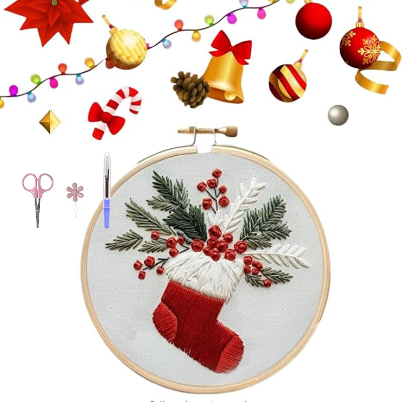 Conjunto de Bordado Navideño