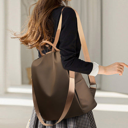 Mochila crossbody retro versátil de gran capacidad