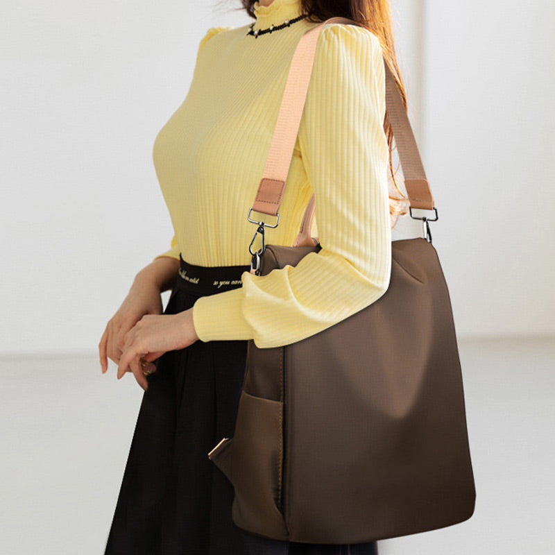 Mochila crossbody retro versátil de gran capacidad