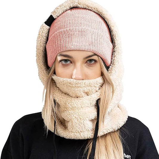 🔥Bufanda cálida unisex con gorro de esquí🧣