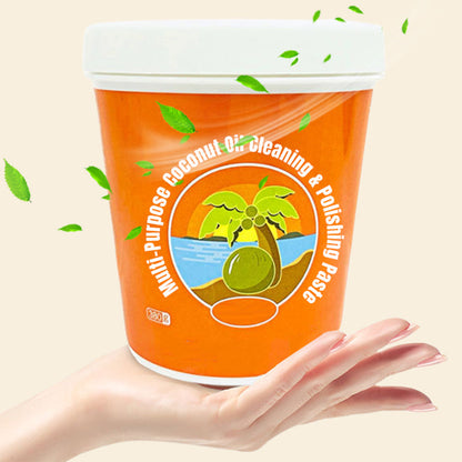 Pasta limpiadora y abrillantadora multiusos de aceite de coco