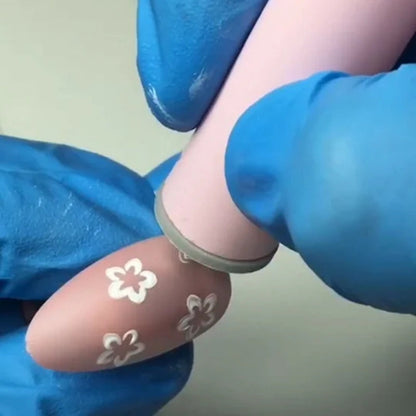 Juego de Bolígrafos de Sello para  Arte de Uñas Compacto y Portátil