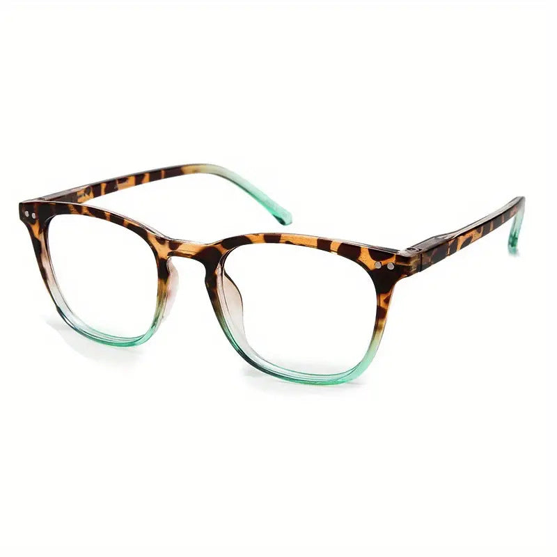 Gafas de lectura graduadas con estampado de leopardo sexy para mujer