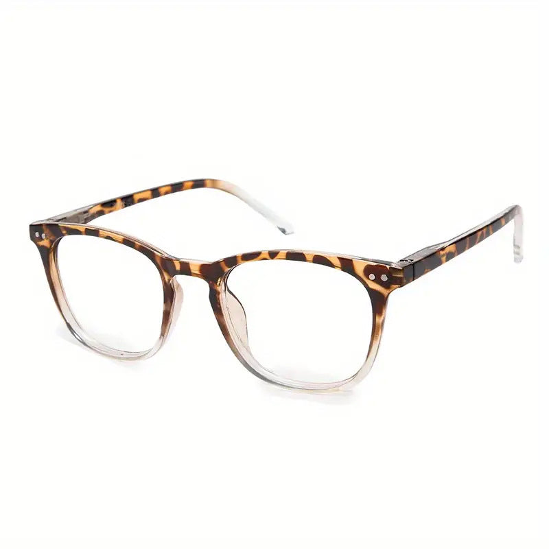 Gafas de lectura graduadas con estampado de leopardo sexy para mujer