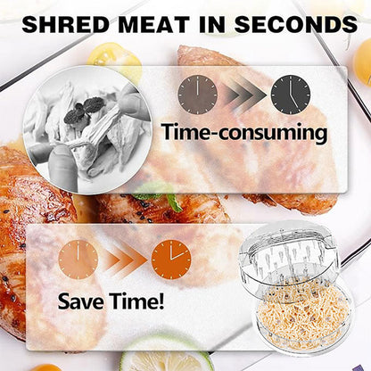 Visible Antideslizante Trituradora de Carne Twist con Mango