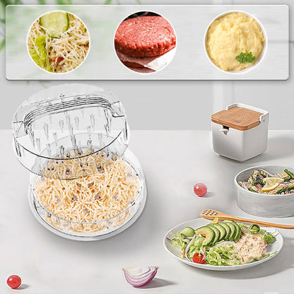 Visible Antideslizante Trituradora de Carne Twist con Mango