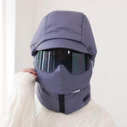 Máscara Cortaviento para Montar al Aire Libre con Gafas