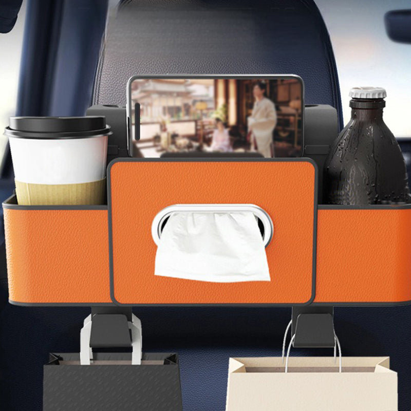 Caja de Almacenaje Multifuncional para Respaldo de Auto