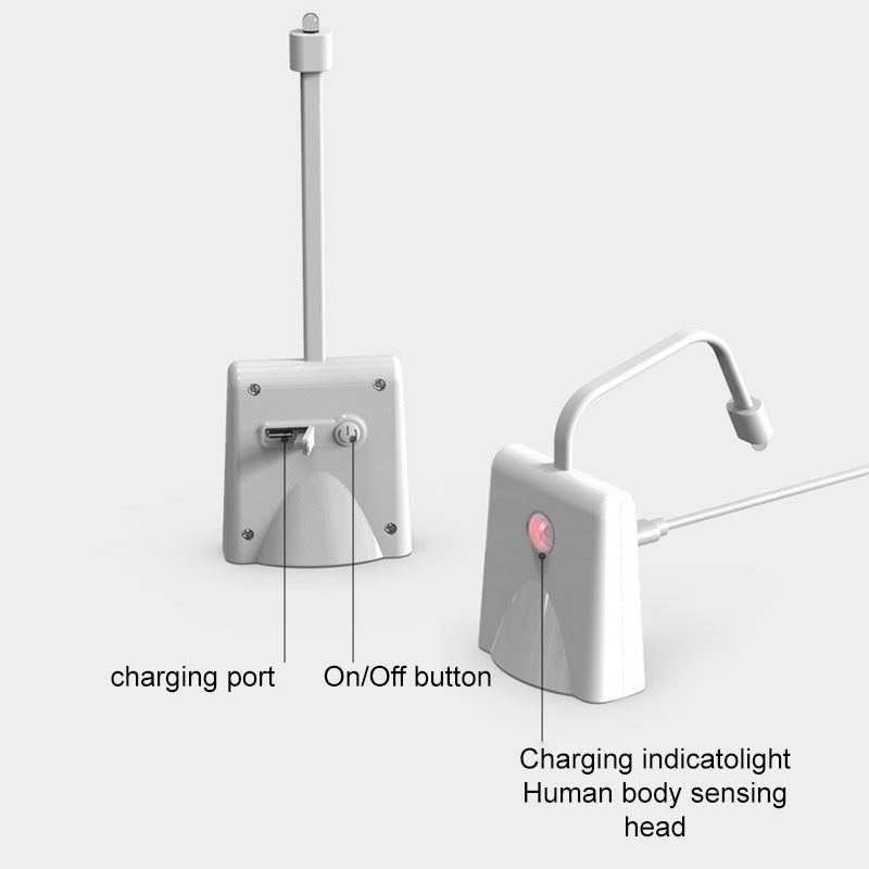 Luz nocturna LED inteligente recargable e impermeable para el inodoro