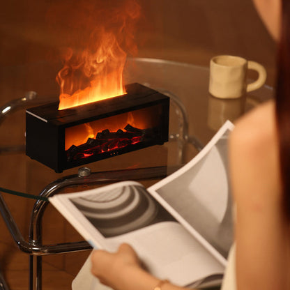 Humidificador en Forma de Llama para Chimenea con Mando a Distancia