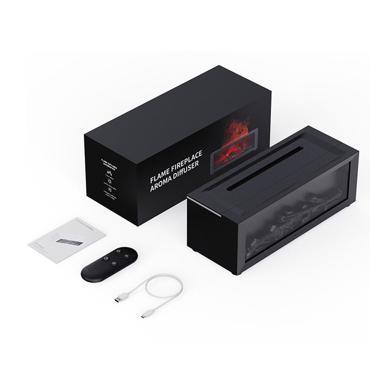 Humidificador en Forma de Llama para Chimenea con Mando a Distancia