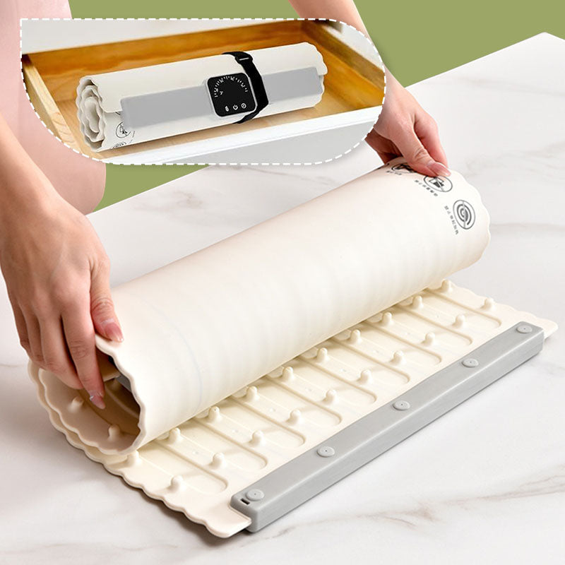 Bandeja eléctrica plegable para calentar alimentos