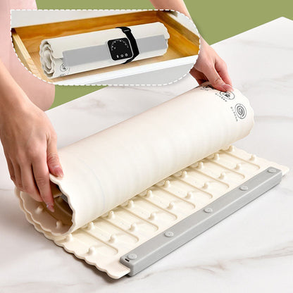 Bandeja eléctrica plegable para calentar alimentos