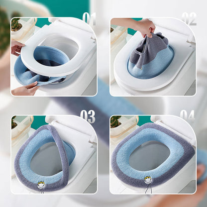 Cubierta de Asiento de Inodoro Universal con Mango