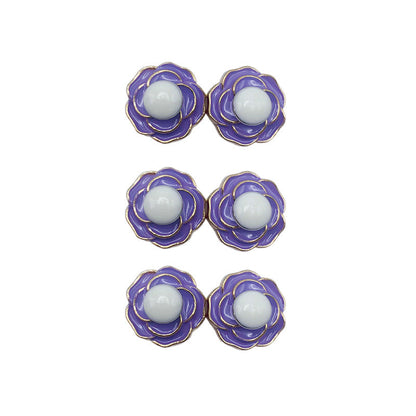 Hebillas de cintura desmontables de camelia para vaqueros holgados