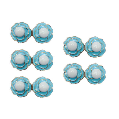 Hebillas de cintura desmontables de camelia para vaqueros holgados