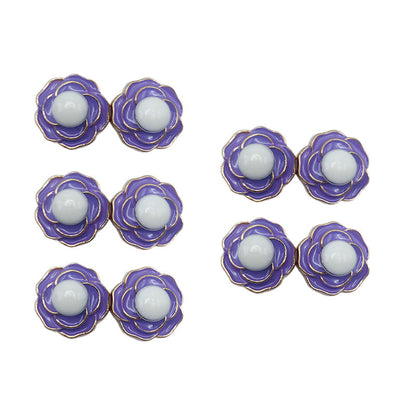 Hebillas de cintura desmontables de camelia para vaqueros holgados