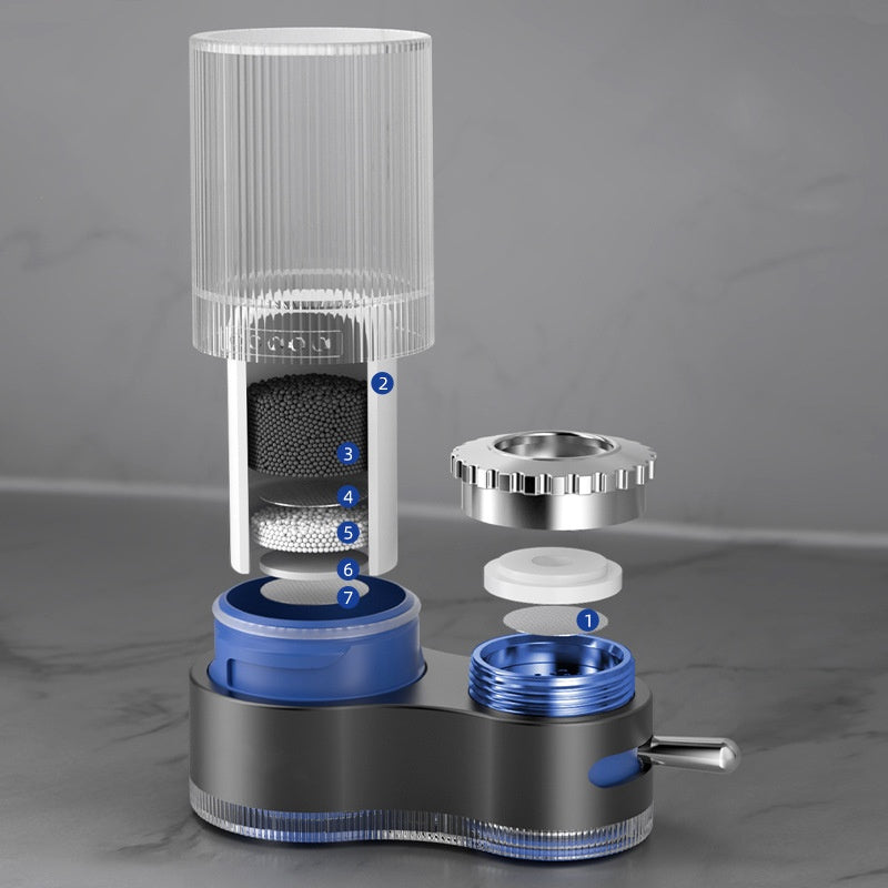 Purificador de agua de grifo con adaptadores
