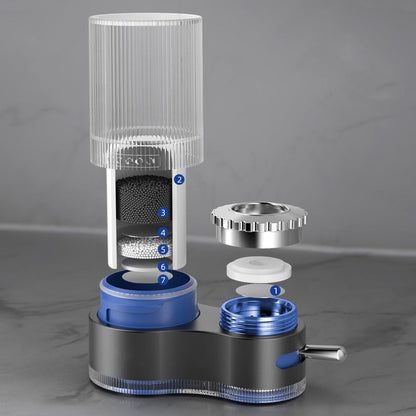 Purificador de agua de grifo con adaptadores