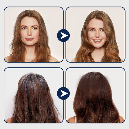 Crema Tintura para el Cabello a Base de Plantas - Fórmula Suave y de Larga Duración