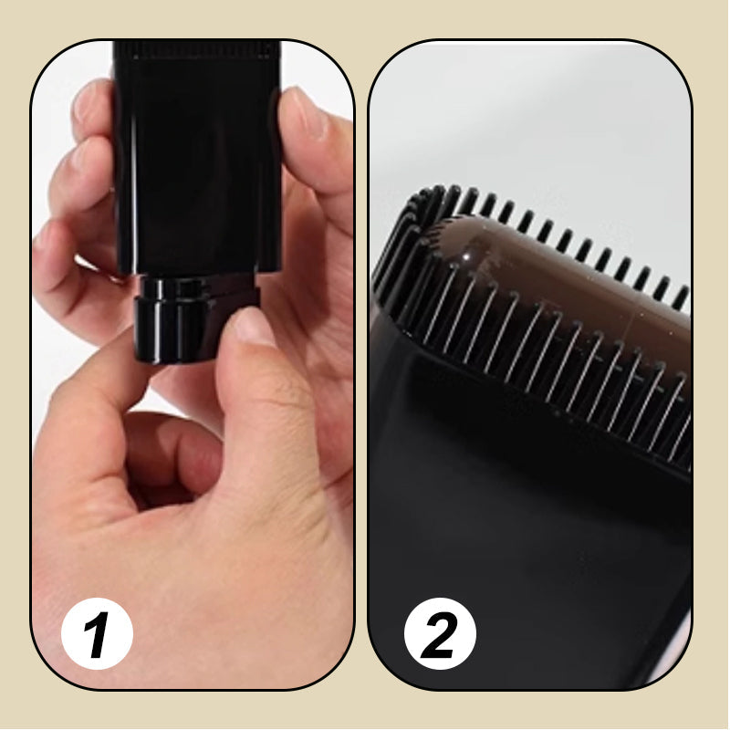 Tinte para el cabello con peine seguro y práctico