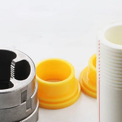 Taladro eléctrico roscador de tubos de agua modificado
