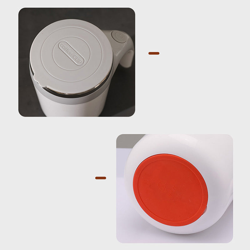 Taza de café de agitación magnética automática con tapa