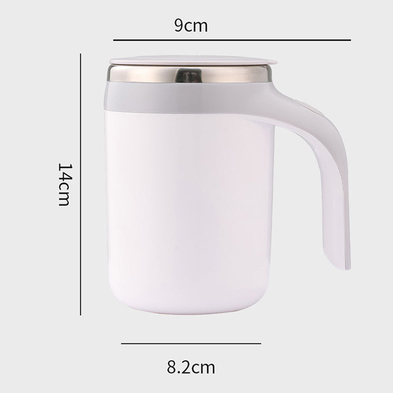 Taza de café de agitación magnética automática con tapa