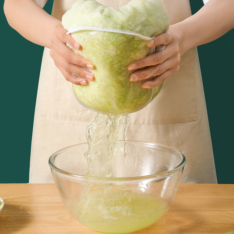 Bolsa para leche de soja y colador de malla multiusos para alimentos