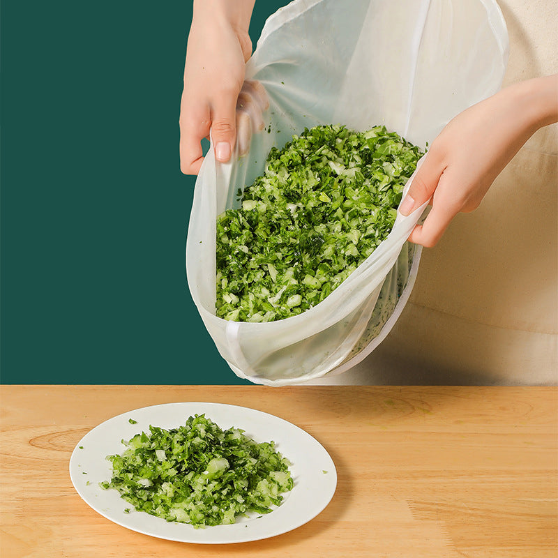 Bolsa para leche de soja y colador de malla multiusos para alimentos