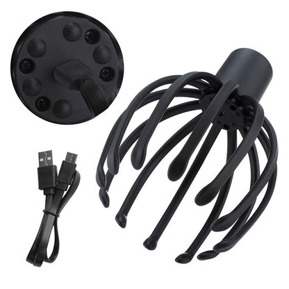 Masajeador Eléctrico Ajustable de Garra de Pulpo para el Cuero Cabelludo