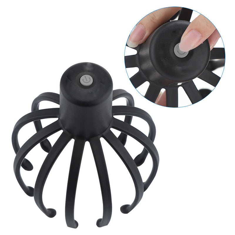 Masajeador Eléctrico Ajustable de Garra de Pulpo para el Cuero Cabelludo