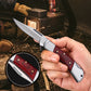 🔥🎅50% de descuento por Navidad🎁Cuchillo de bolsillo de acero inoxidable para exteriores